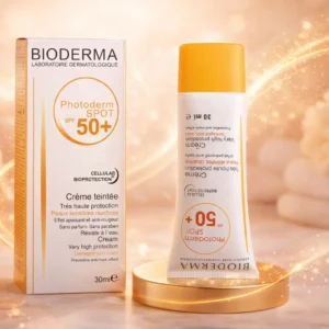 🌤 کرم ضد آفتاب بایودرما رنگی SPF 50 حجم 30 میل | محافظت کامل + پوشش طبیعی پوست